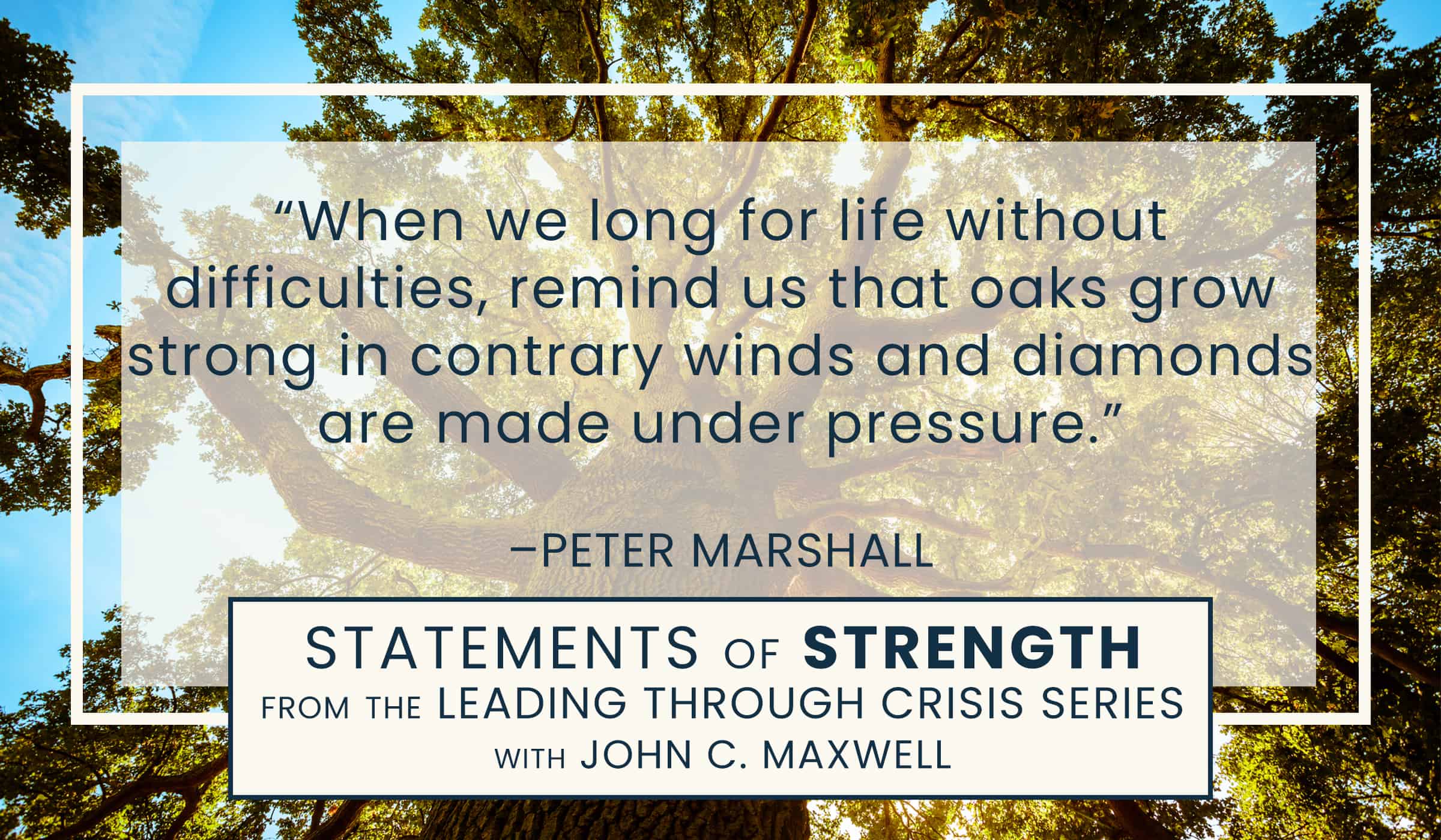 image of quote picture with quote of peter marshall